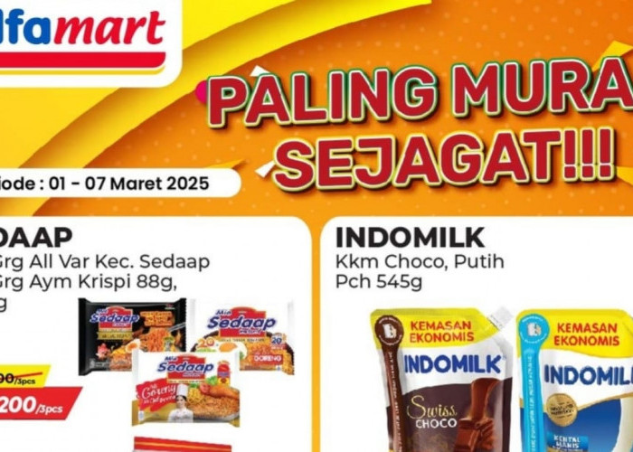 Katalog Promo Alfamart Paling Murah Sejagat, Ada Produk Mie Instant Hingga Susu