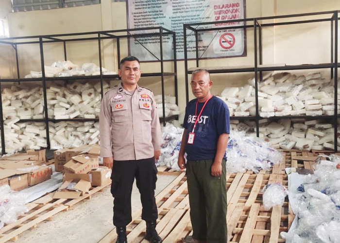 Tersebar di 3 Lokasi, Gudang Logistik Pemilu 2024 Tulang Bawang Dijaga Ketat Polisi