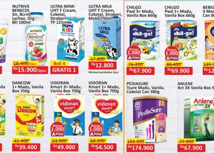Belanja Murah Produk Susu Anak di Alfamart, Penuhi Kebutuhan si Kecil Dengan Harga Hemat