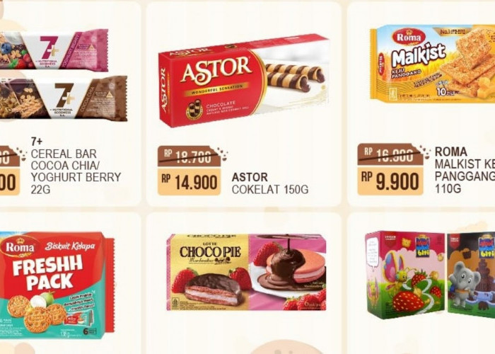 Belanja Murah Produk Biskuit Dalam Promo Alfamart Spesial Akhir Pekan, Cek Katalognya