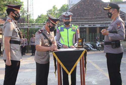 Spesial, Dua Pama Polres Pringsewu, Tempati Posisi Baru di Hari Bhayangkara 