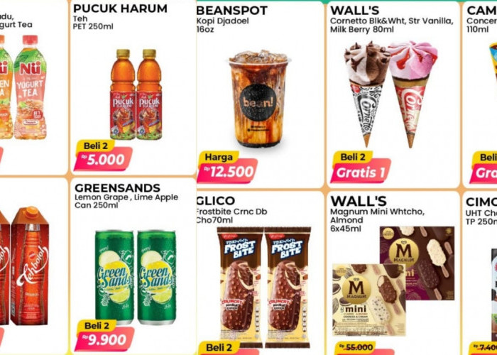 Belanja Murah Minuman Segar di Alfamart, Ada Promo Beli 2 Gratis 1! Cek Katalognya