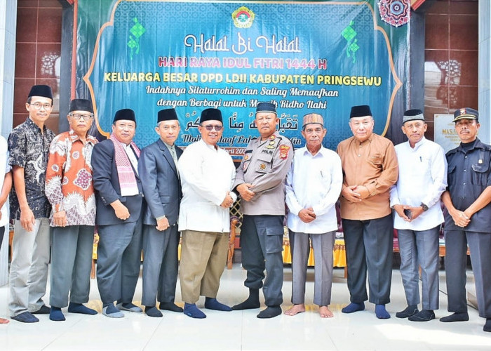 LDII Pringsewu Gelar Halal Bihalal dan Bazar UMKM 