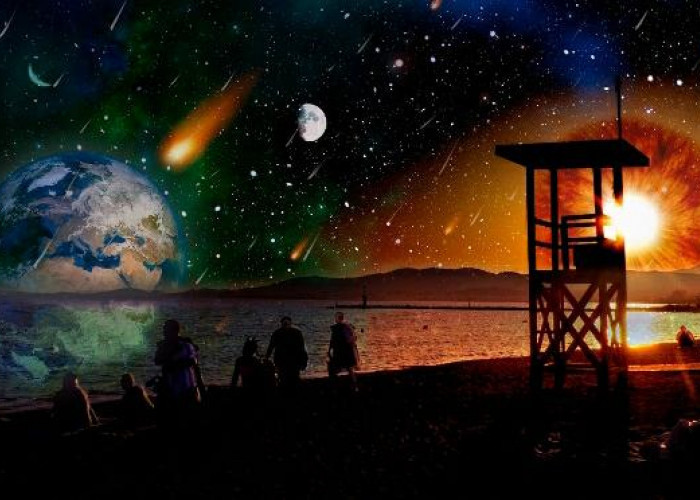 Mengerikan! Ternyata Begini Gambaran Langit Saat Hari Kiamat Kelak