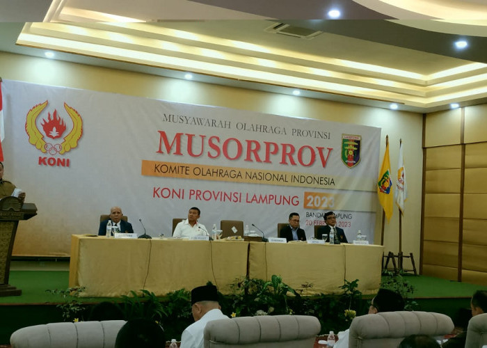 SK Terbit, Berikut Ini Susunan Pengurus Lengkap KONI Lampung 2023-2027