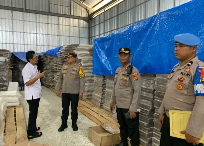 Polresta Bandar Lampung Cek Gudang Logistik KPU Bandar Lampung hingga Pengamanan Belasan Titik Kampanye