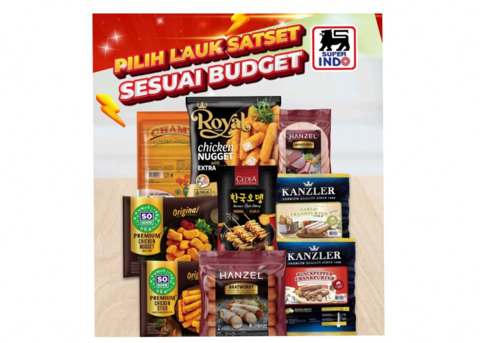 Promo Superindo Menu Sat Set Sesuai Budget, Bekal Back To School Lebih Praktis