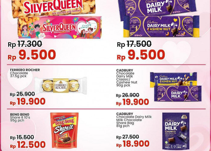 Promo Indomaret Jumat 14 Februari 2025, Ada Diskon Chocolate Spesial Valentine Rp 9 Ribu