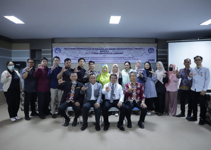 Tingkatkan Keterampilan Dasar Teknik, Unila Gelar Pelatihan PEKERTI Batch II