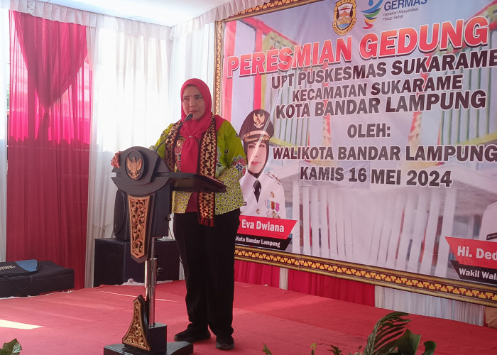 Resmikan Gedung Baru Puskesmas Sukarame, Eva Dwiana: Harus Ada Layanan Door to Door