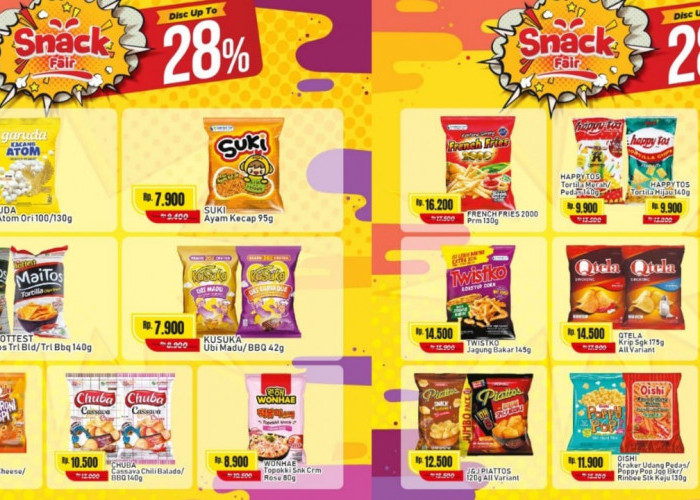 Snack Fair! Promo Camilan Hemat Alfamart Dengan Diskon Hingga 28 Persen, Ini Daftar Produknya