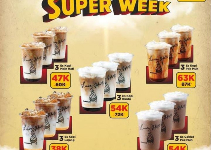 Grab Promo Super Week Kopi Lain Hati Hadir Kembali, Harga Mulai dari Rp 18 Ribu