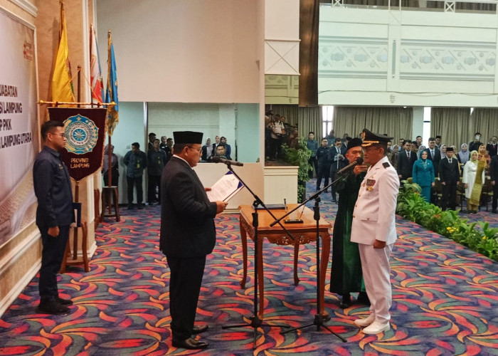 Lantik Aswarodi Sebagai Pj Bupati Lampura, Ini Pesan Gubernur Arinal