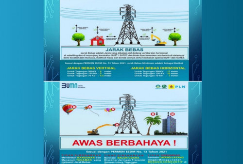 PT PLN (Persero) UPP Sumbagsel 3 Sosialisasi Jarak Bebas SUTT/SUTET