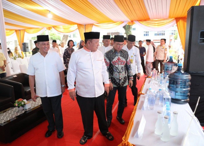 Gubernur Arinal Buka Puasa Bersama dan Luncurkan Air Minum Kemasan AM-QUA di RSUDAM
