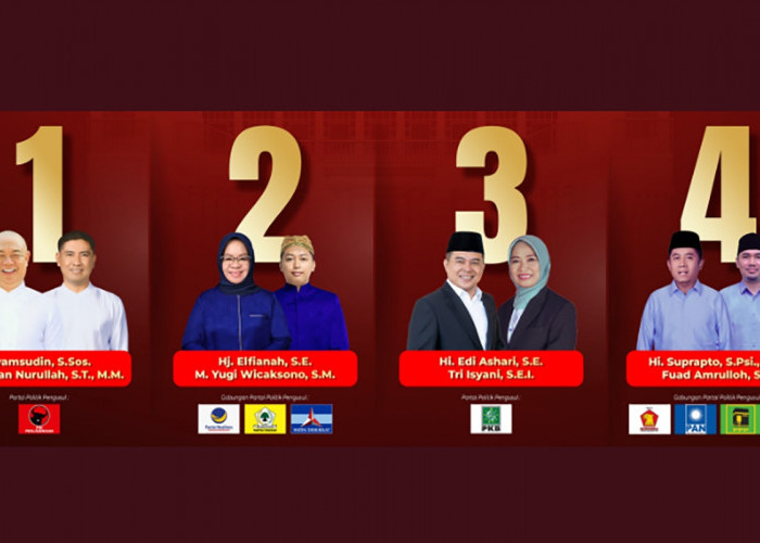 Survei Pilkada Mesuji 2024, Tren Positif Suprapto - Fuad Ancam Elfianah di Posisi Teratas