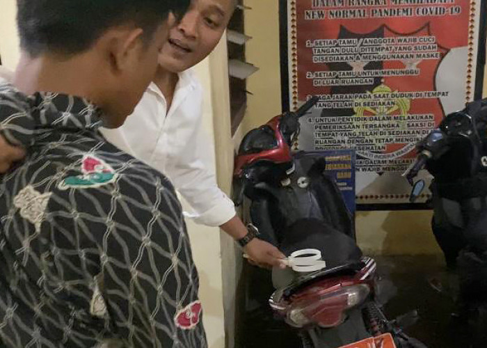 Motor Curian Kehabisan Bensin, Tersangka Curanmor di Arena Kuda Kepang Diciduk Tekab 308 Polres Tanggamus 