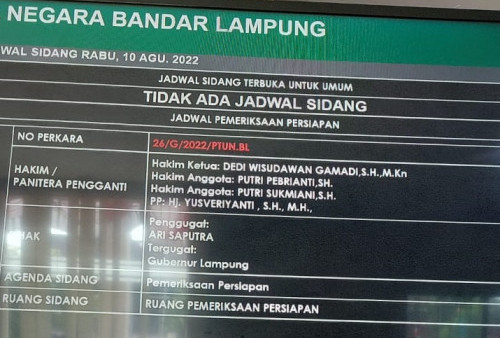 Ari Saputra Resmi Ajukan Gugatan PAW Dirinya Dari Anggota DPRD Way Kanan 
