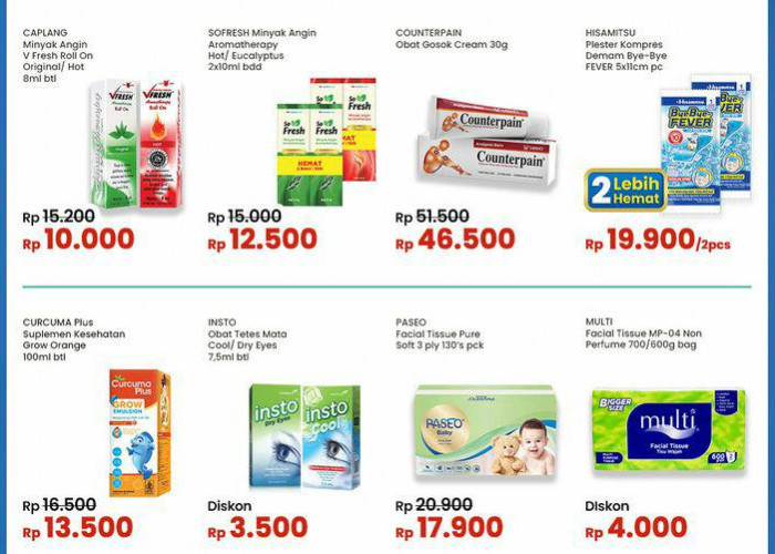 Dapatkan Diskon Minyak Angin Rp 10 Ribu Lewat Promo Indomaret Spesial Kebutuhan Pribadi