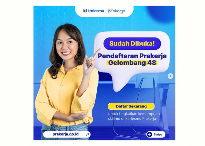 Simak! Cara Mudah Daftar Kartu Prakerja Gelombang 48 lewat HP 