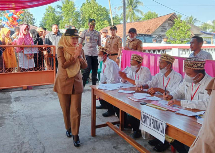 Bupati Tanggamus-Forkopimda Monitoring Pilkakon Serentak 