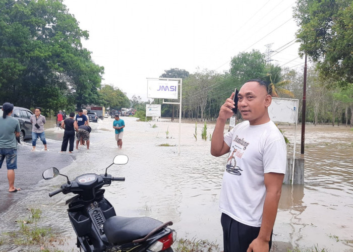 Hujan Deras, Putuskan Akses Tubaba dan Lampung Tengah