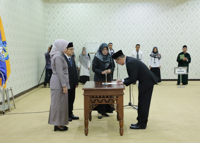 Lima Pejabat Baru Unila Dilantik, Ini Daftarnya
