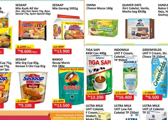 Hari Terakhir Promo Gantung Alfamart, Borong Stok Kebutuhan Dapur Sekarang! Cek Katalognya