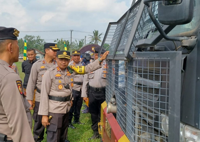  112 Desa Laksanakan Pilkades, Ratusan Anggota Polres Lamtim Dikerahkan