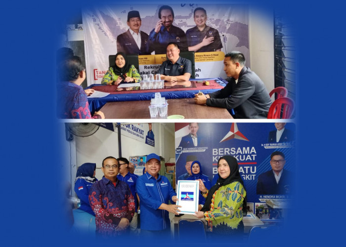 Serius Maju Pilwakot Bandar Lampung, Eva Dwiana Ambil Formulir Balon Wali Kota di NasDem dan Demokrat