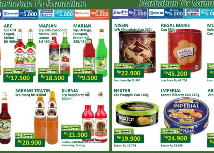 Promo Belanja Murah Spesial Akhir Pekan di Alfamart, Ada Sirup Hingga Kue Lebaran, Cek Katalog Lengkapnya