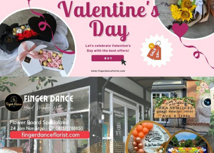 Mau Kirim Hadiah Bunga Gak Pake Lama? Pesan Saja Di Finger Dance Florist 