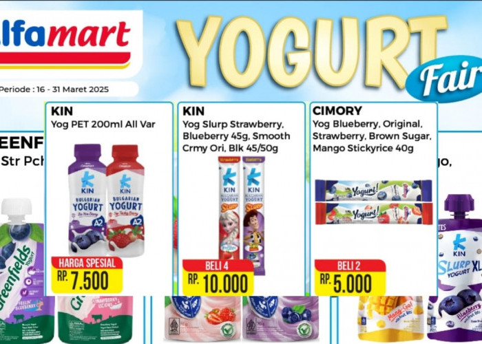 Yogurt Fair! Belanja Murah di Alfamart Dengan Harga Spesial, Beli 4 Hanya Rp10 Ribu