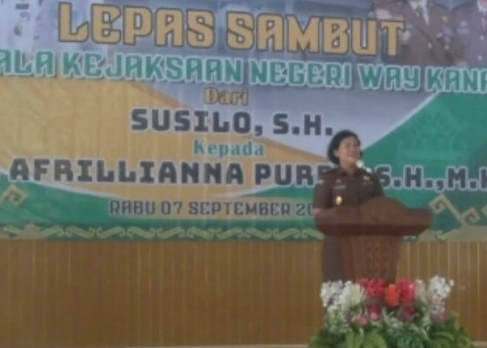 Afrilia Purba Jabat Kajari Way Kanan: Semoga Kerja Sama Terus Terjalin dengan Baik