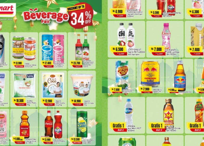 Beverage Fair! Promo Alfamart Hari Ini, Dapatkan Diskon Hingga 34 Persen Untuk Produk Minuman Spesial