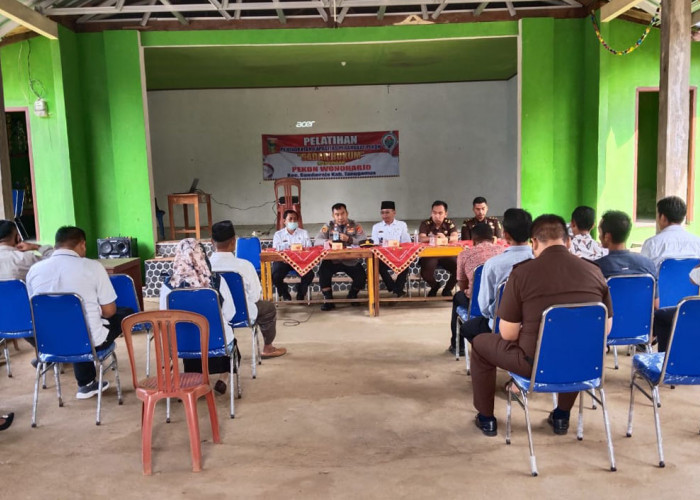 Gelar Pelatihan Peningkatan Kapasitas Perangkat Pekon Sadar Hukum di Sumberejo