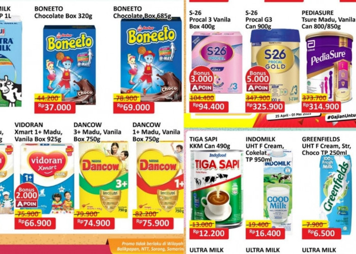 Hari Terakhir Promo Susu Murah dari Alfamart, Penuhi Kebutuhan Nutrisi Buah Hati Dengan Budget Tetap Irit