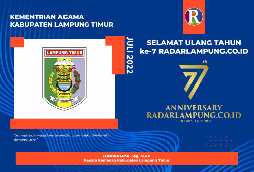 Kemenag Lampung Timur Mengucapkan Selamat Hari Jadi ke-7 Radar Lampung Online
