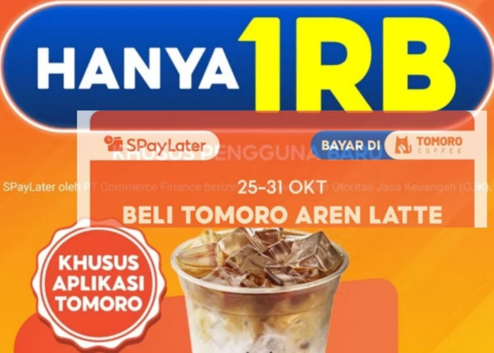 Hanya Bayar Rp1 Ribu Bisa Beli Tomoro Aren Latte di Shopee, Cek Syarat dan Ketentuannya