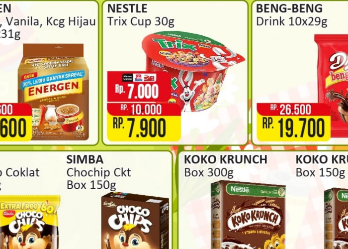 Breakfast Fair Spesial Weekend dari Alfamart, Dapatkan Sereal Hingga Chococip Favorit Dengan Harga Dijamin Hem
