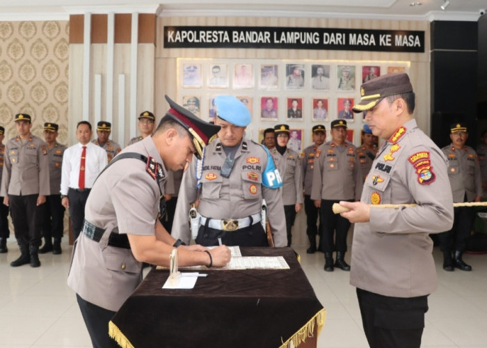 Selamat, Kompol Try Maradona Resmi Jabat Kapolsek Kedaton, Ini Harapan Kapolresta Bandar Lampung