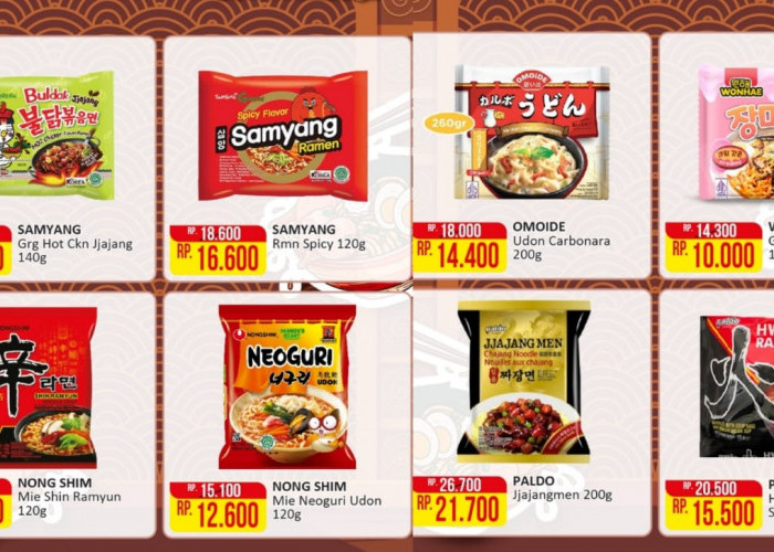 Borong Promo Mie Instant Viral dari Korea di Alfamart, Dijamin Anti Laper Tengah Malam! Cek Katalog Produknya