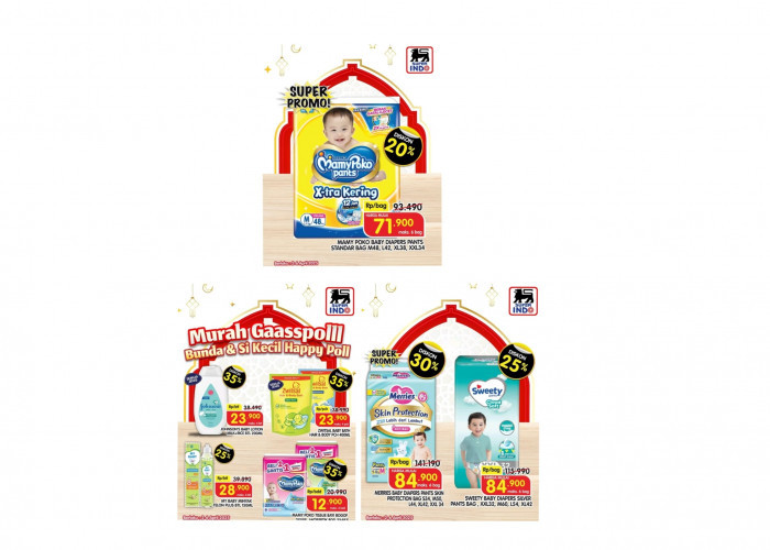 Wajib Merapat ke Superindo Hari Ini, Diskon Popok Bayi Wow Banget, Bunda dan Si Kecil Makin Happy Poll