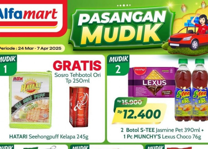Promo Alfamart Spesial Mudik Lebaran 2025, Cek Katalog Produk Kombinasi Hemat