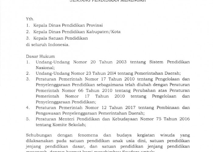 Tegas, Kemendikbud Ingatkan Sekolah Jika Wisuda Bukan Hal Wajib, Catat!