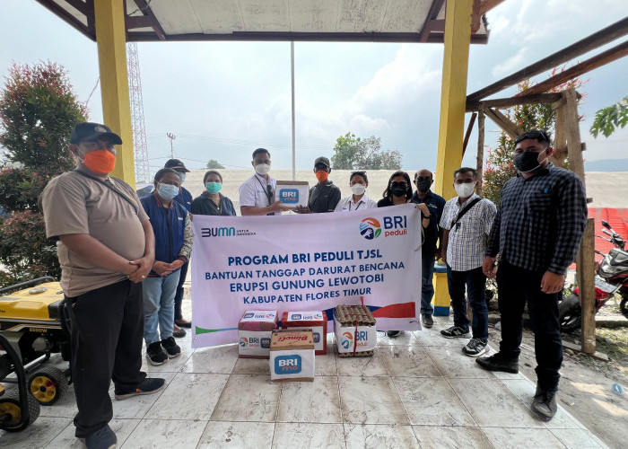 Tanggap Bencana Erupsi Gunung Lewotobi Laki-laki, BRI Distribusikan Bantuan Bagi Korban Terdampak