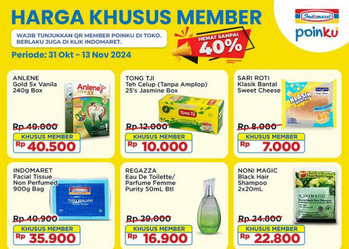 Nikmati Promo Indomaret Kamis 31 Oktober 2024, Khusus Member Dapatkan Harga Spesial Parfume Rp 16 Ribu