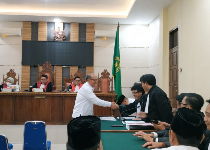 Sekda Lampura Lekok Datang Jadi Saksi di PN untuk Kasus Bimtek Dinas PMD Lampura