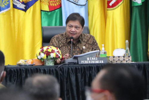 Rakor Dengan Pj. Kada, Menko Airlangga Ingatkan Penanganan Covid-19 hingga Pengentasan Kemiskinan Ekstrem
