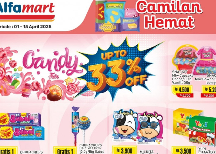 Jangan Lewatkan Promo Permen Dengan Diskon Hingga 33 Persen di Alfamart